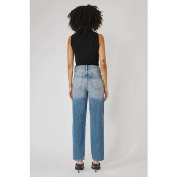 KanCan Womens Jeans Sz 11 Blue Stonewashed Denim Quincy Dad High Rise Distressed - Picture 5 of 9